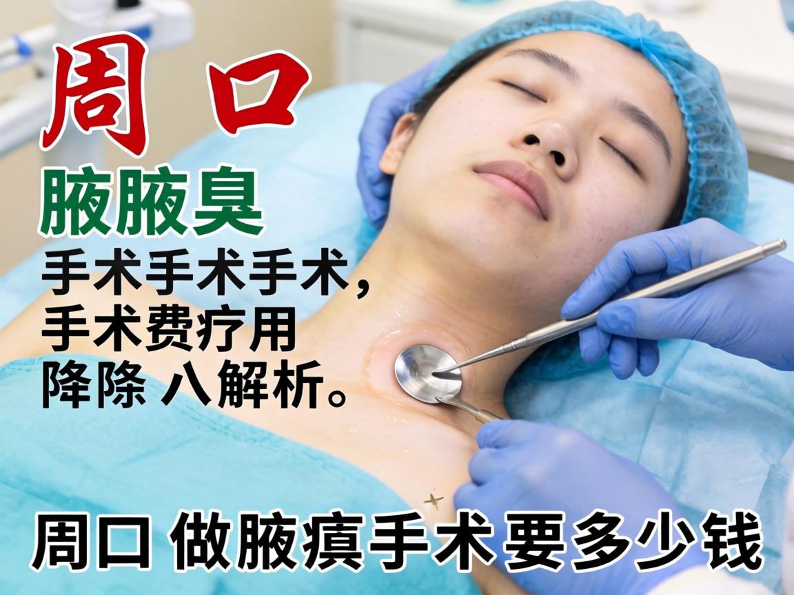 周口腋臭手术费用解析，周口做腋臭手术要多少钱