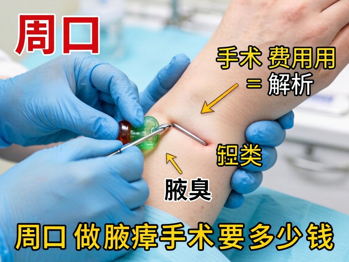 周口腋臭手术费用解析，周口做腋臭手术要多少钱