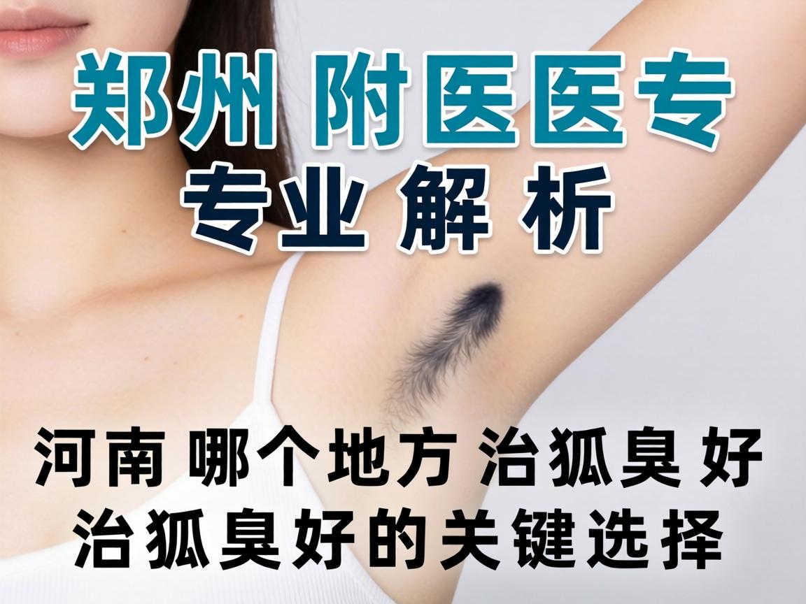 郑州附医专业解析，河南哪个地方治狐臭好，治狐臭好的关键选择