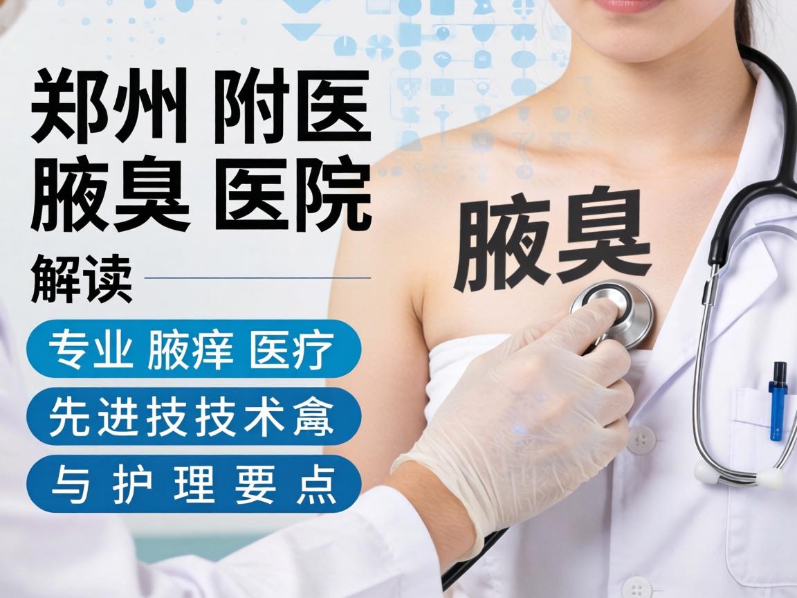 郑州附医腋臭医院解读，专业腋臭医疗的先进技术与护理要点