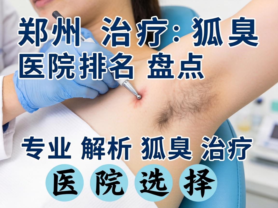 郑州治疗狐臭医院排名盘点，专业解析狐臭治疗医院选择