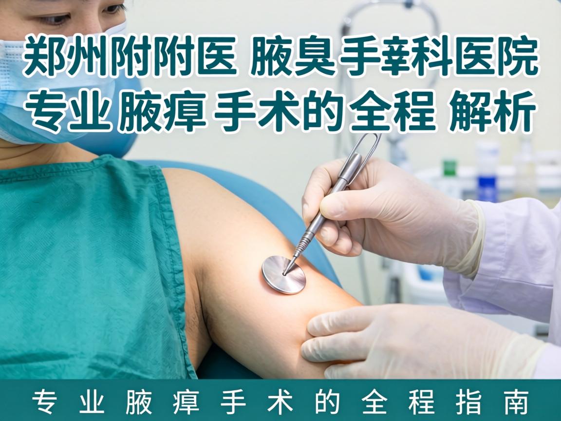 郑州附医腋臭手术专科医院解析,专业腋臭手术的全程指南 郑州附医腋臭手术专科医院解析,专业腋臭手术的全程指南