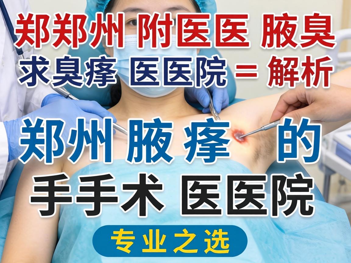 郑州附医腋臭医院解析,郑州腋臭手术医院的专业之选 郑州附医腋臭医院解析,郑州腋臭手术医院的专业之选