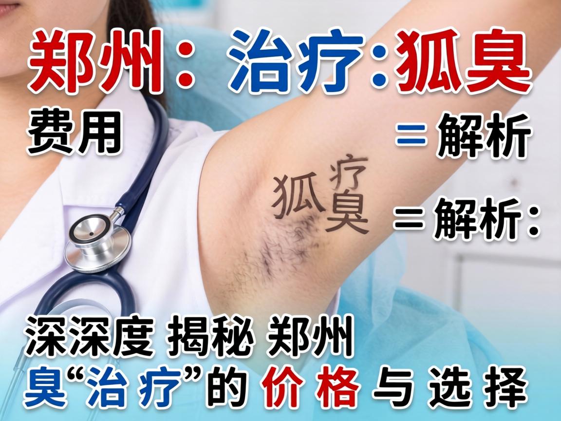 郑州治疗狐臭费用解析，深度揭秘郑州狐臭治疗的价格与选择