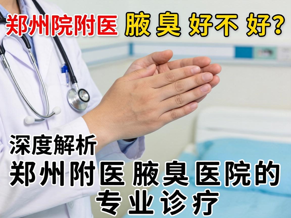 郑州附医腋臭医院好不好？深度解析郑州附医腋臭医院的专业诊疗