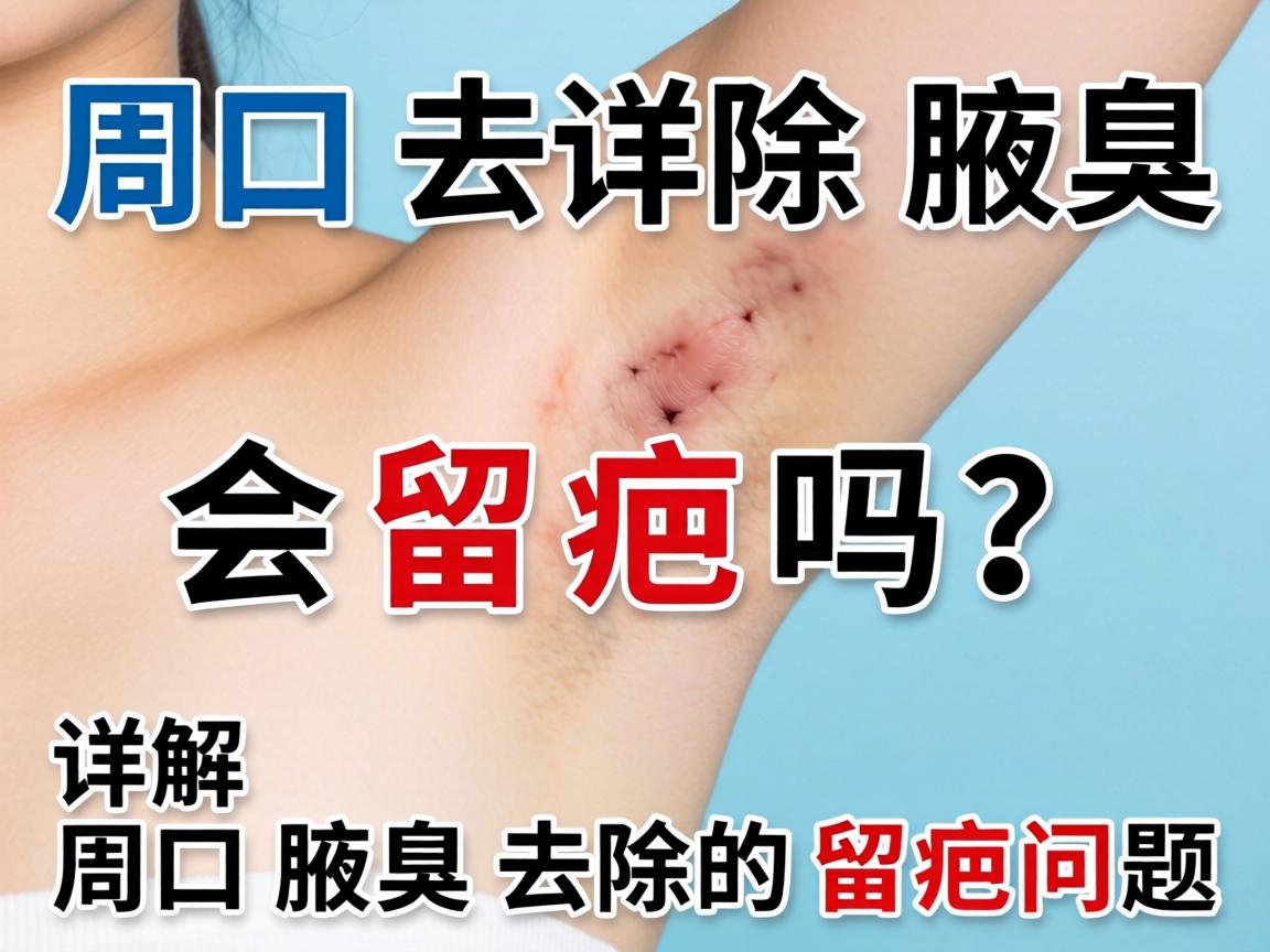 周口去除腋臭会留疤吗？详解周口腋臭去除的留疤问题