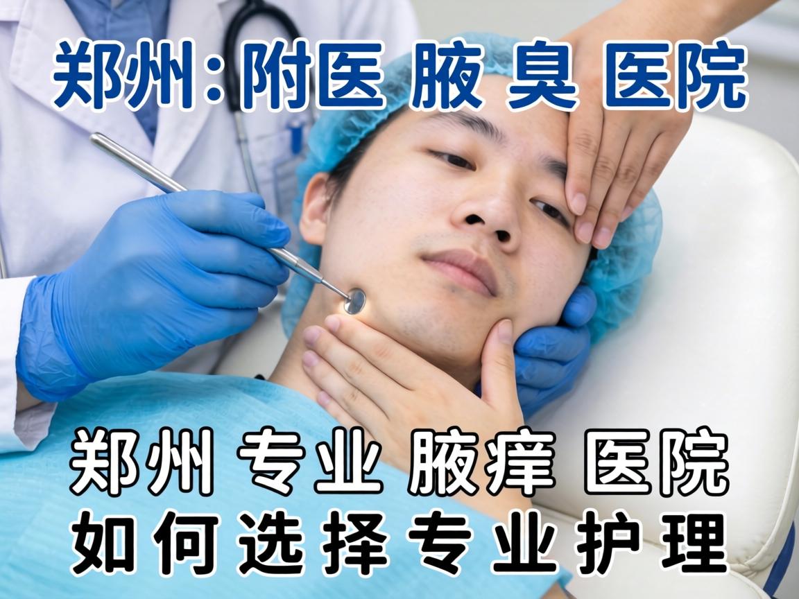 郑州附医腋臭医院解析，郑州专业腋臭医院如何选择专业护理