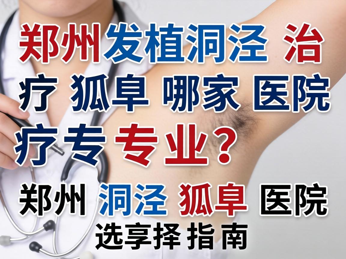 郑州洞泾治疗狐臭哪家医院专业？郑州洞泾狐臭医院选择指南