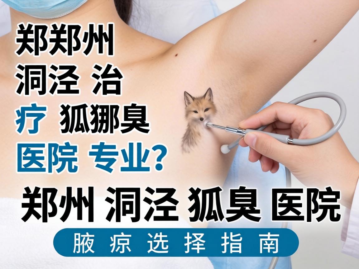 郑州洞泾治疗狐臭哪家医院专业？郑州洞泾狐臭医院选择指南