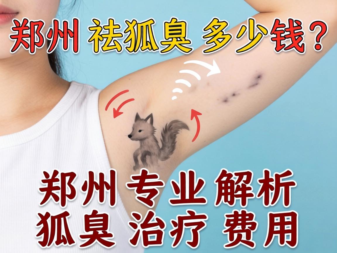 郑州祛狐臭多少钱？郑州专业解析狐臭治疗费用