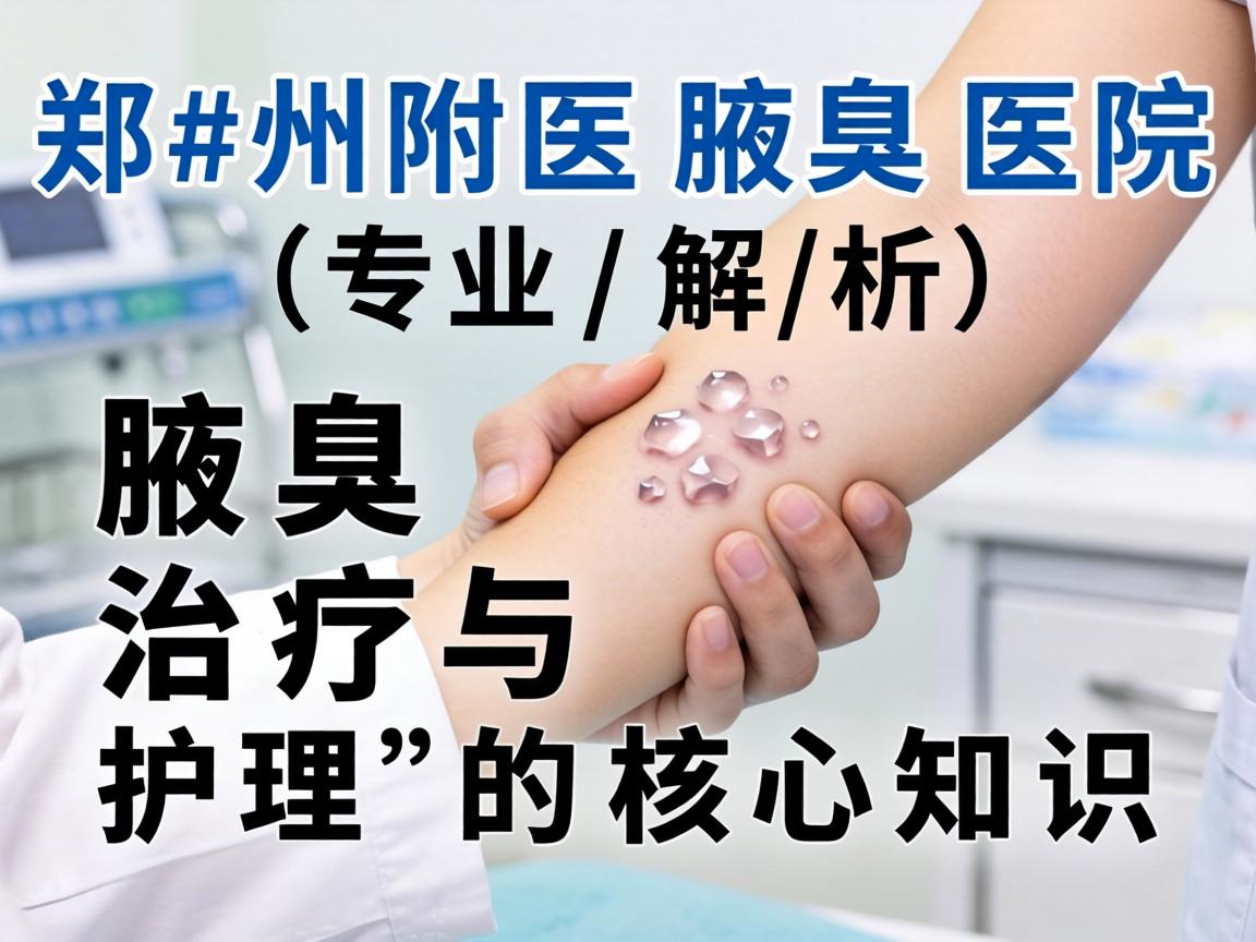 郑州附医腋臭医院专业解析，腋臭治疗与护理的核心知识