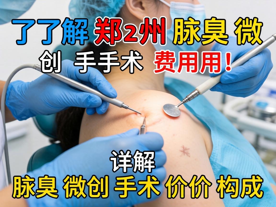 了解郑州腋臭微创手术费用，详解腋臭微创手术价格构成