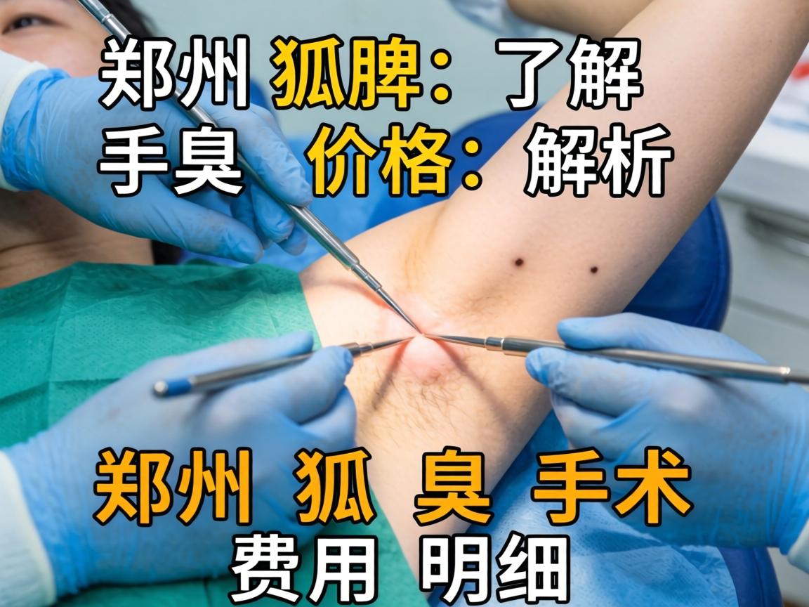 郑州狐臭手术价格解析，了解郑州狐臭手术费用明细