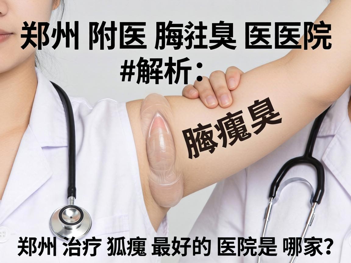 郑州附医腋臭医院解析，郑州治疗狐臭最好的医院是哪家？