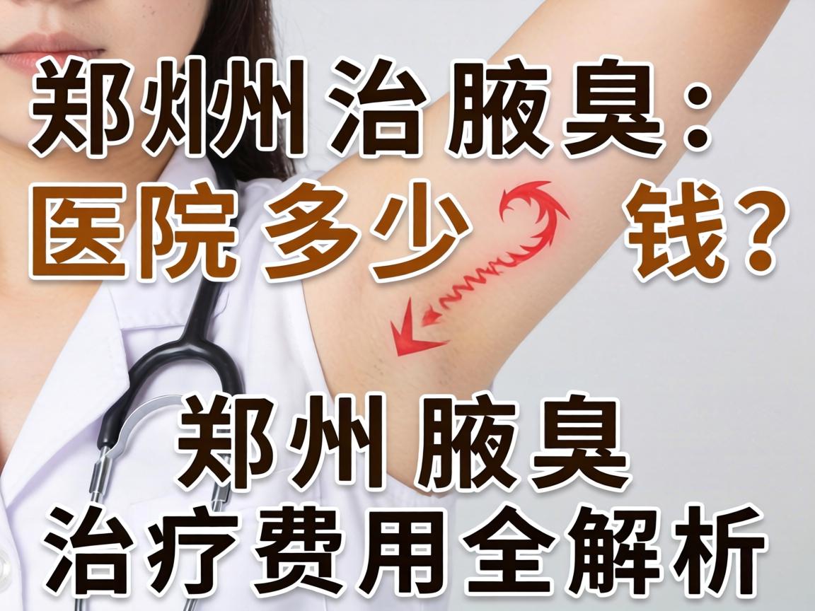 郑州治腋臭医院多少钱？郑州腋臭治疗费用全解析