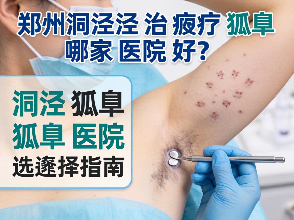 郑州洞泾治疗狐臭哪家医院好？洞泾狐臭医院选择指南