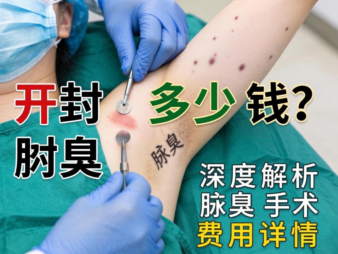 开封腋臭手术多少钱？深度解析腋臭手术费用详情