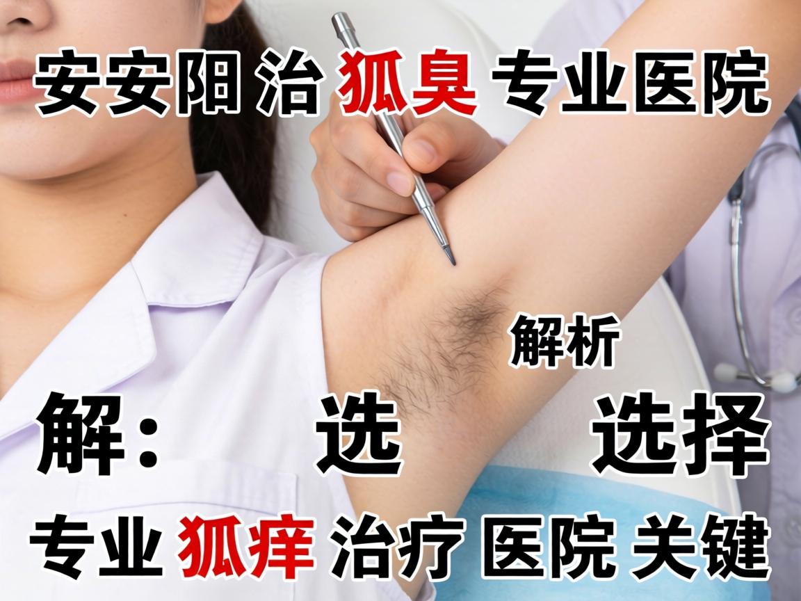 安阳治狐臭专业医院解析，选择专业狐臭治疗医院的关键