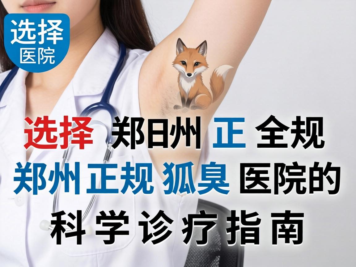 选择郑州正规狐臭医院，郑州正规狐臭医院的科学诊疗指南