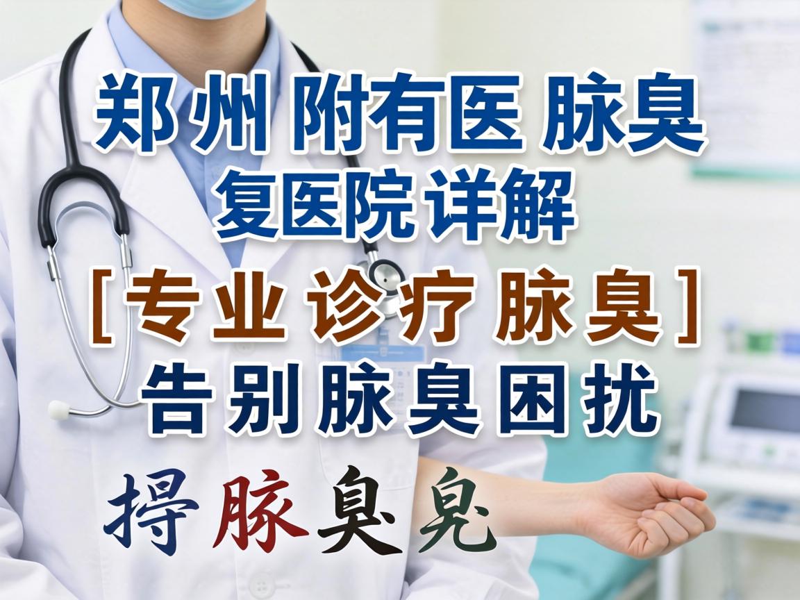 郑州附医腋臭医院详解，专业诊疗腋臭，告别腋臭困扰