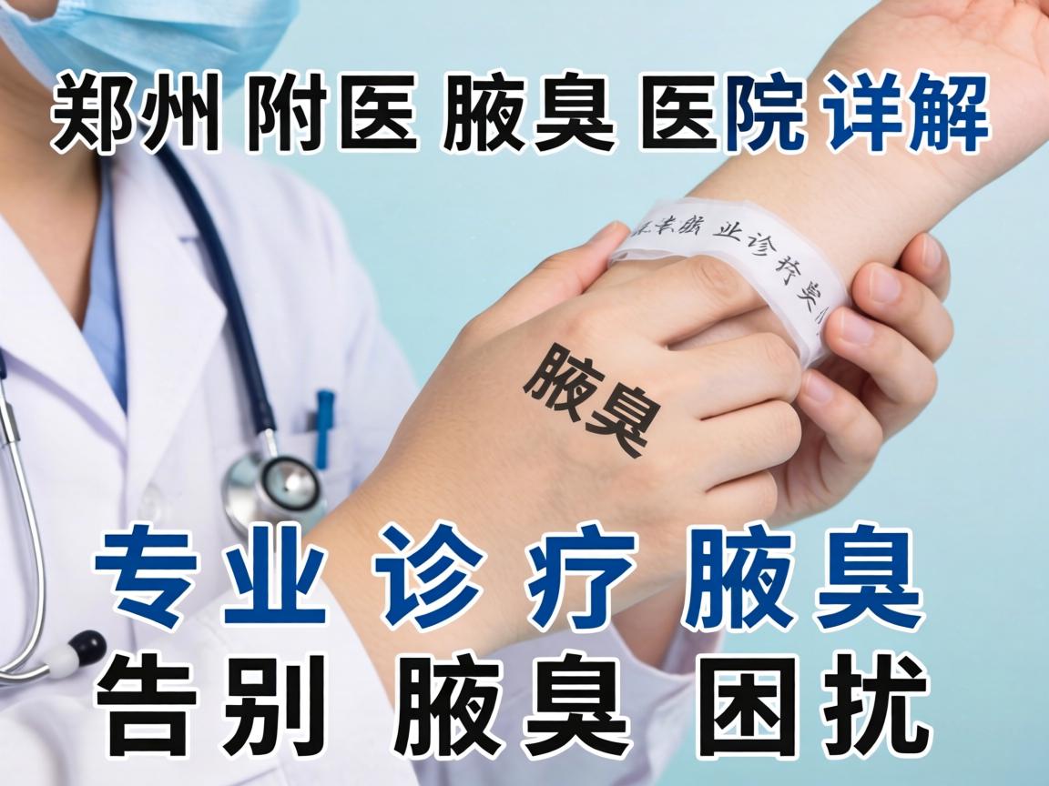 郑州附医腋臭医院详解，专业诊疗腋臭，告别腋臭困扰