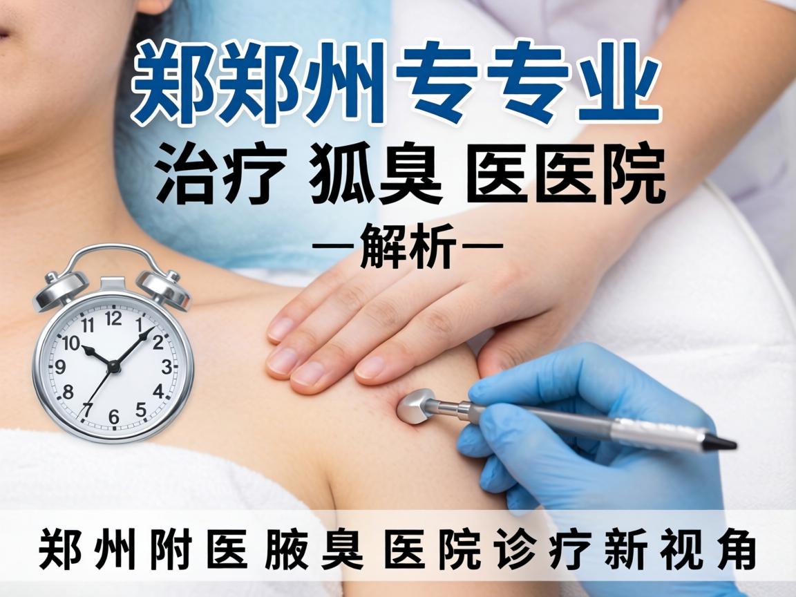 郑州专业治疗狐臭医院解析，郑州附医腋臭医院诊疗新视角