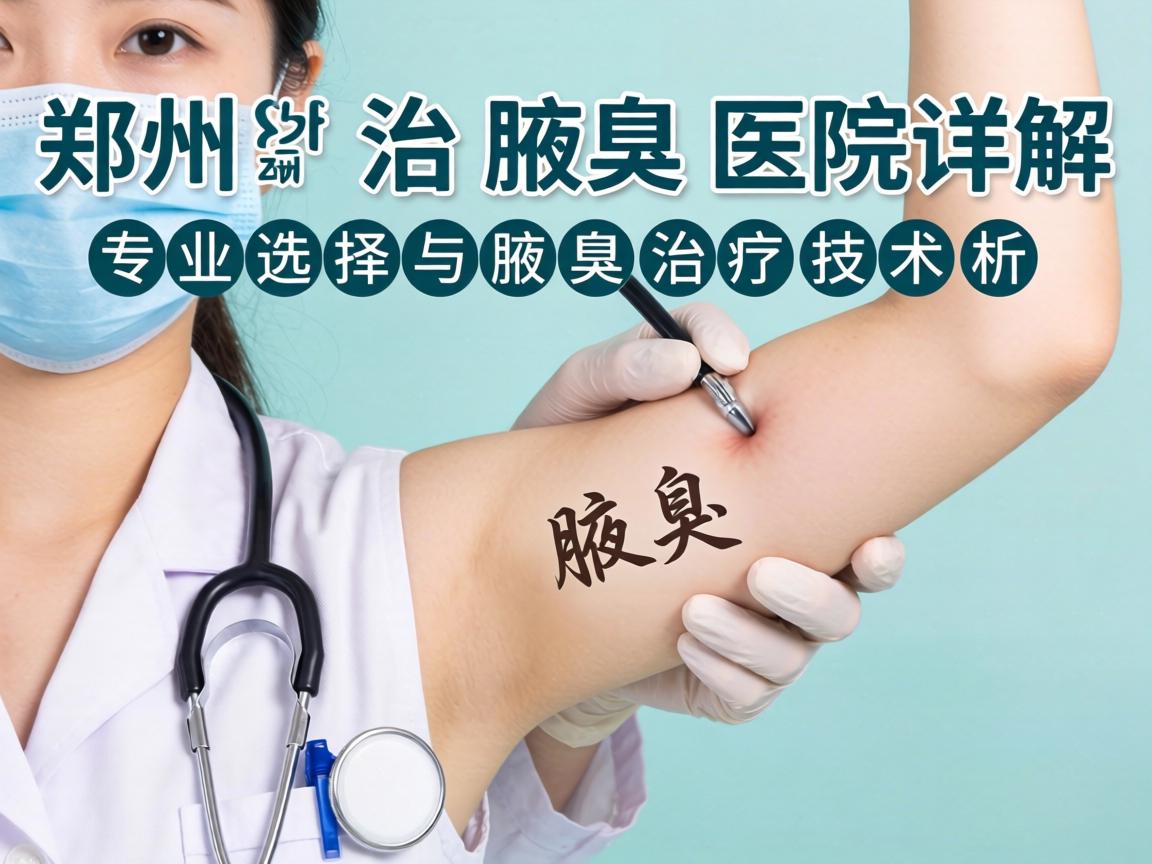 郑州治腋臭医院详解，专业选择与腋臭治疗技术解析