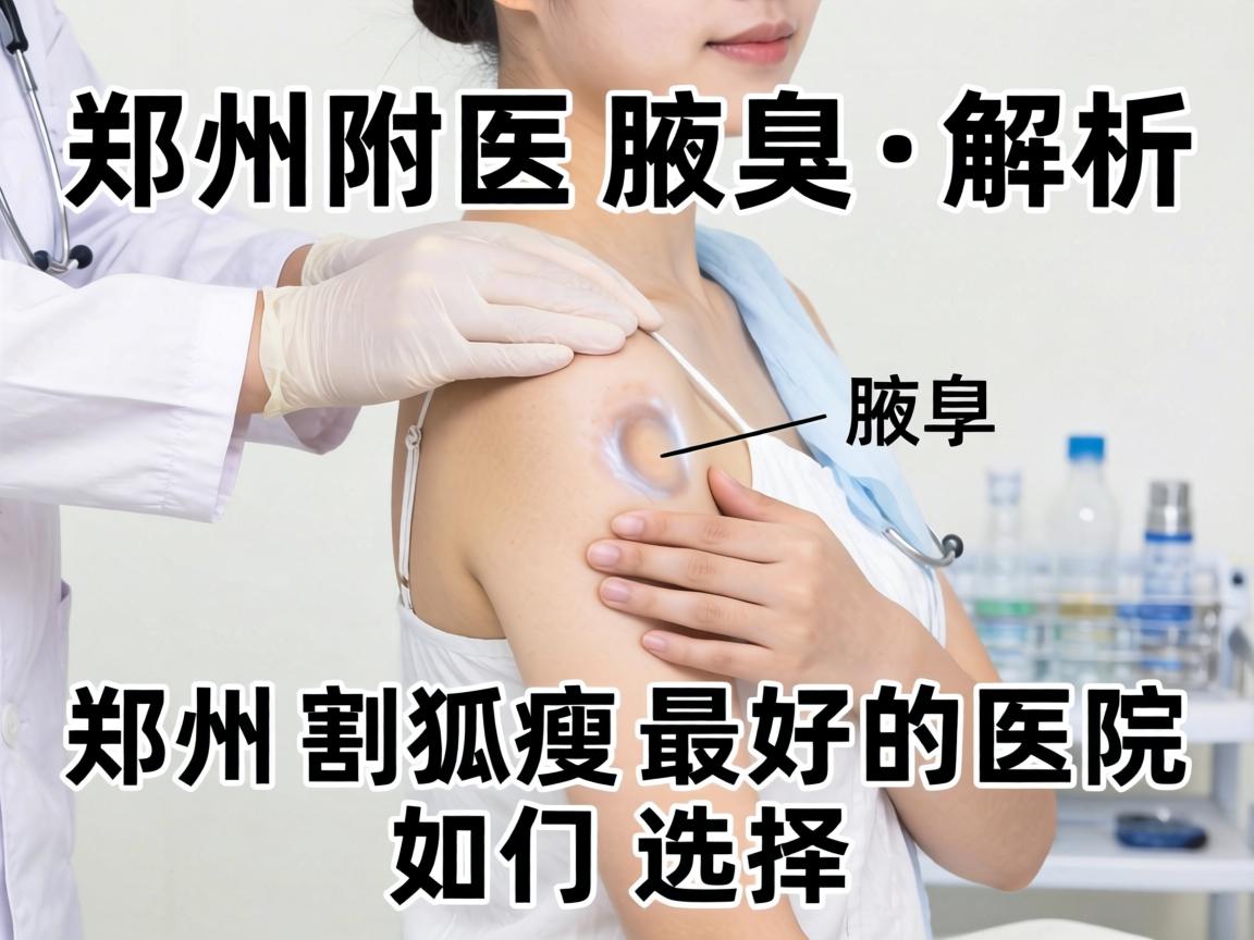 郑州附医腋臭医院解析，郑州割狐臭最好的医院如何选择