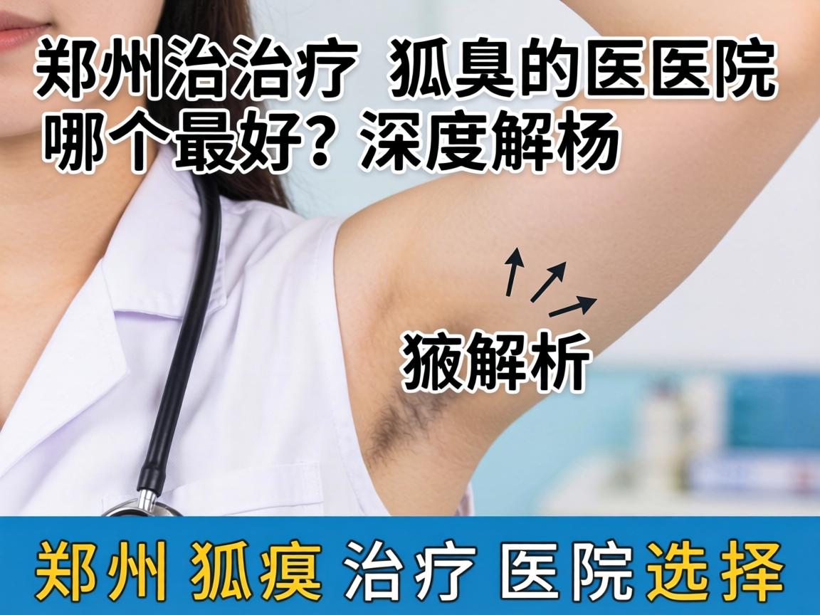 郑州治疗狐臭的医院哪个最好？深度解析郑州狐臭治疗医院选择