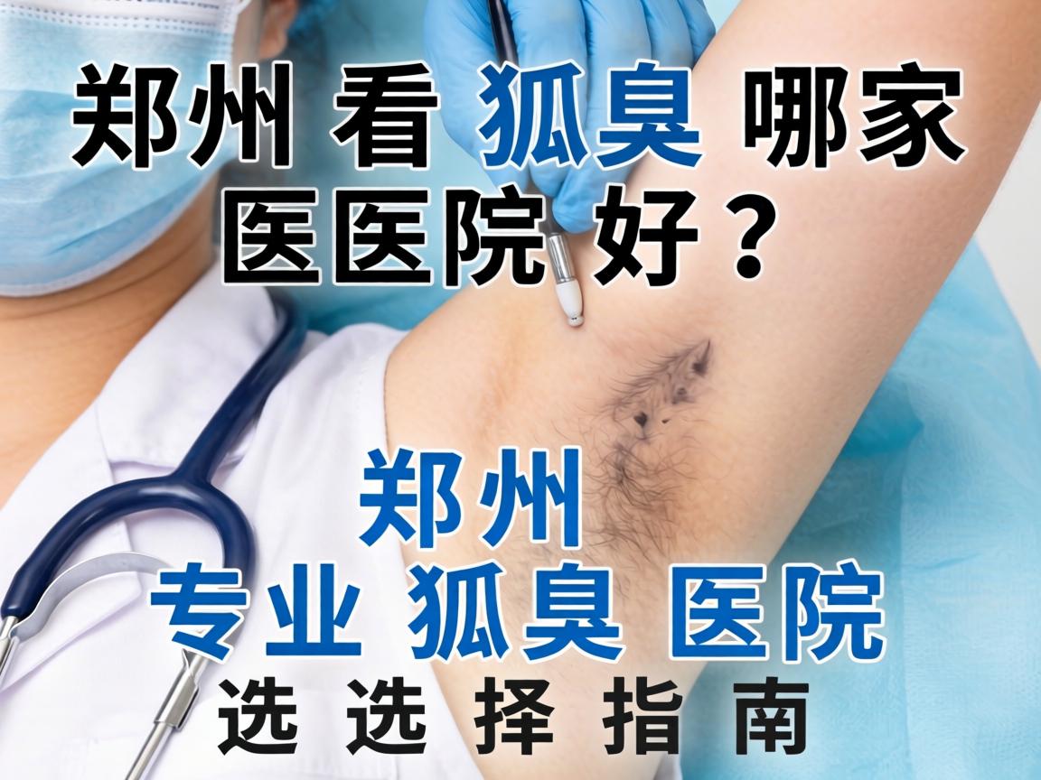 郑州看狐臭哪家医院好？郑州专业狐臭医院选择指南