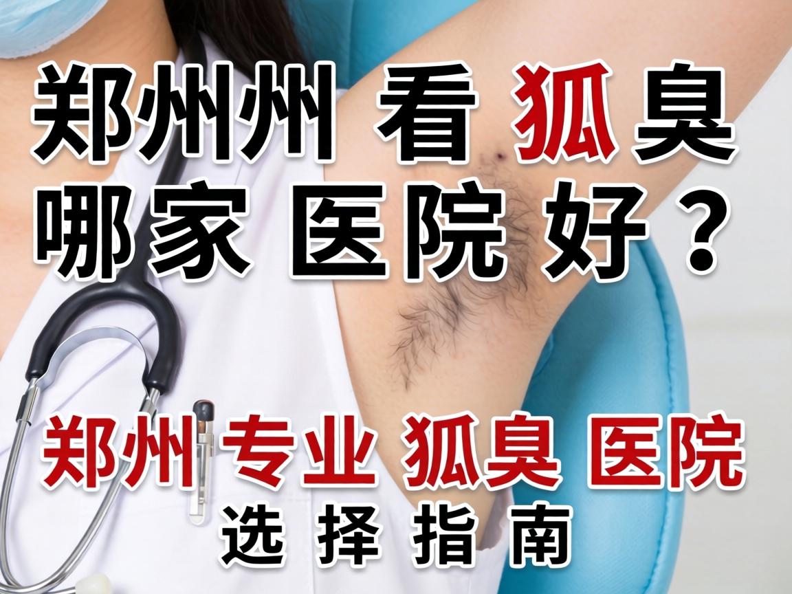 郑州看狐臭哪家医院好？郑州专业狐臭医院选择指南