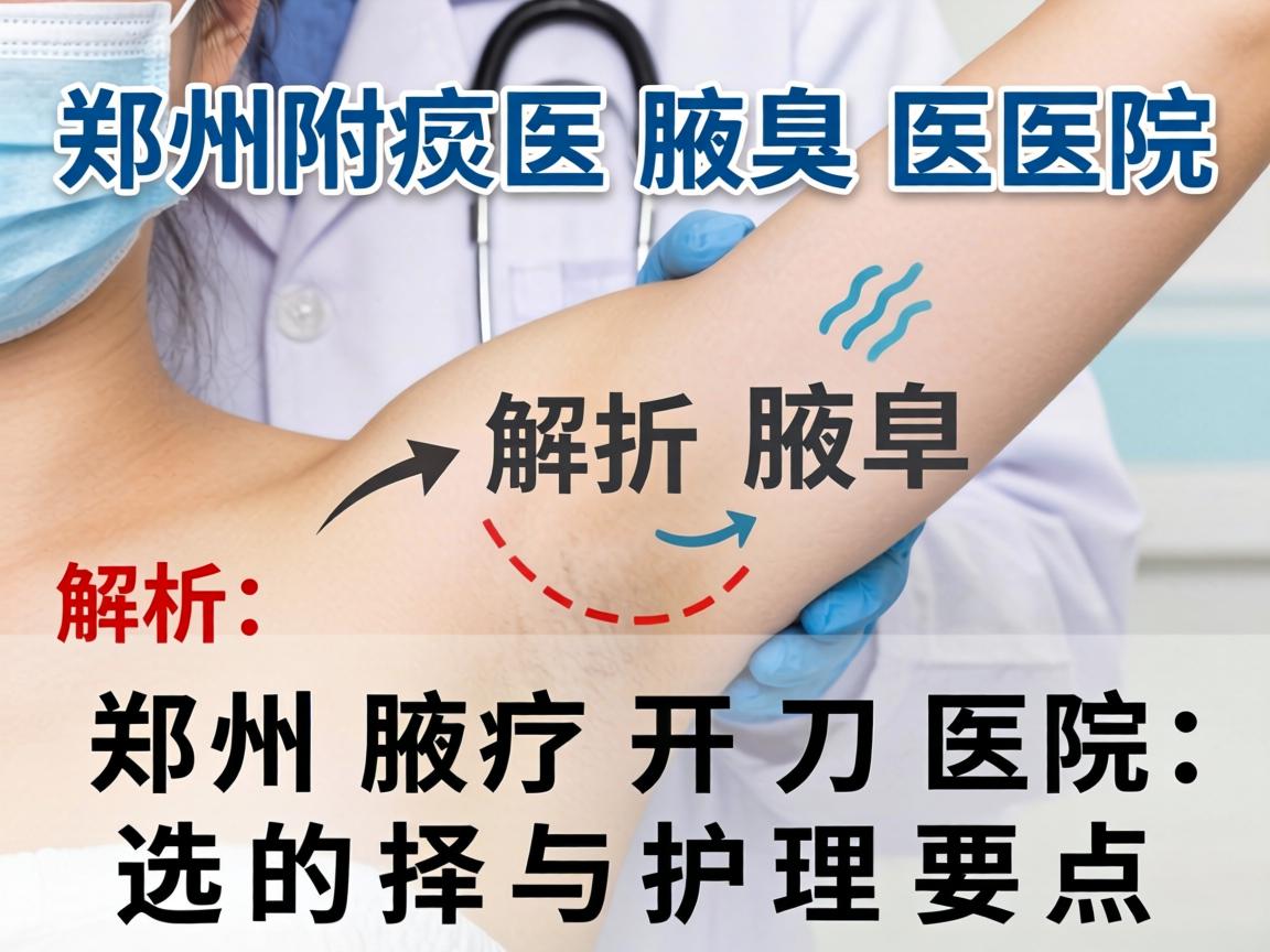 郑州附医腋臭医院解析,郑州腋臭开刀医院的选择与护理要点 郑州附医腋臭医院解析,郑州腋臭开刀医院的选择与护理要点