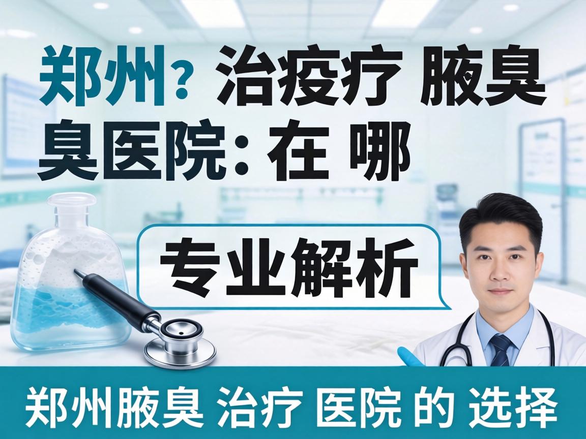 郑州治疗腋臭医院在哪？专业解析郑州腋臭治疗医院的选择
