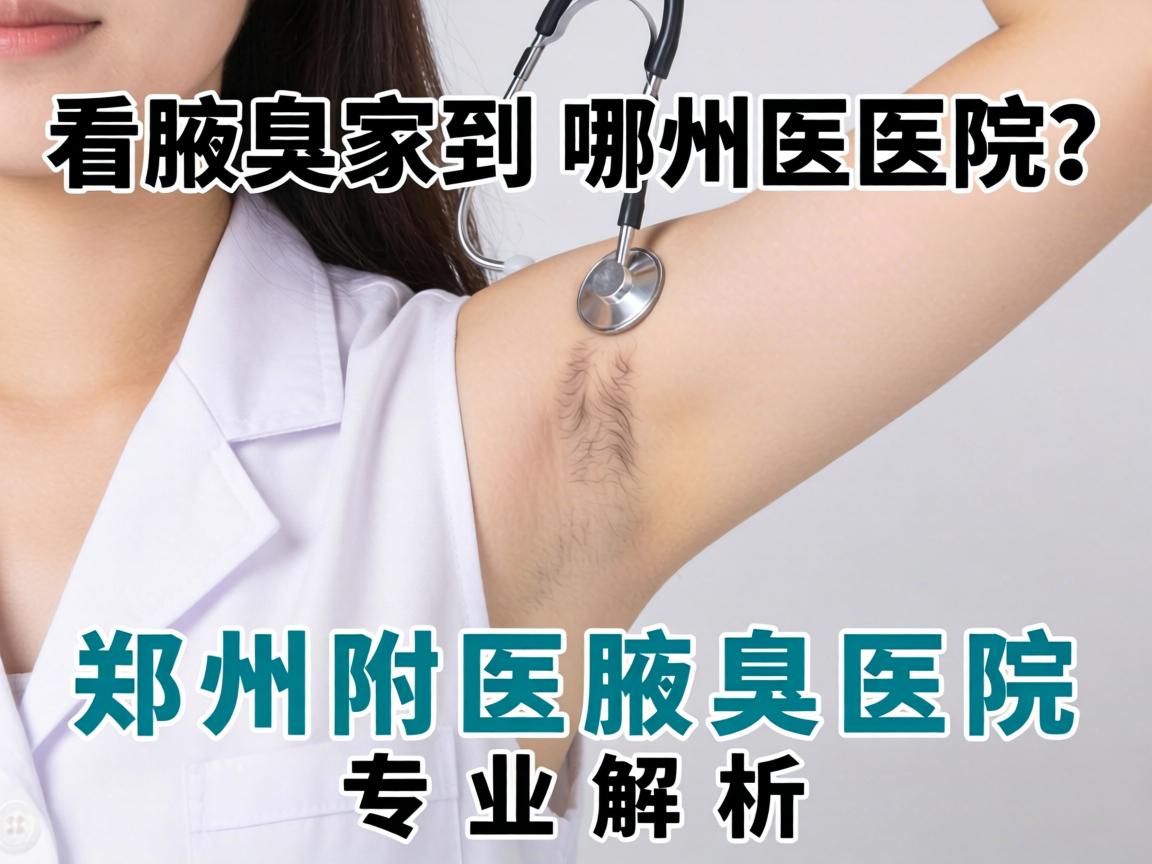 看腋臭到郑州哪家医院？郑州附医腋臭医院专业解析