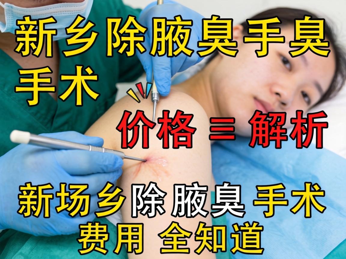 新乡除腋臭手术价格解析，新乡除腋臭手术费用全知道