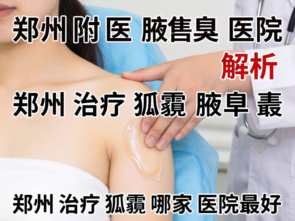 郑州附医腋臭医院解析，郑州治疗狐臭哪家医院最好