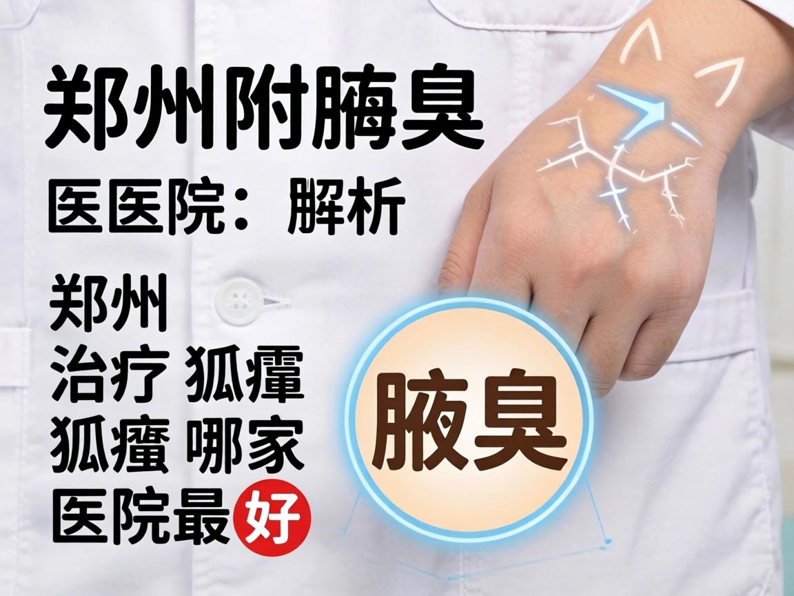 郑州附医腋臭医院解析，郑州治疗狐臭哪家医院最好