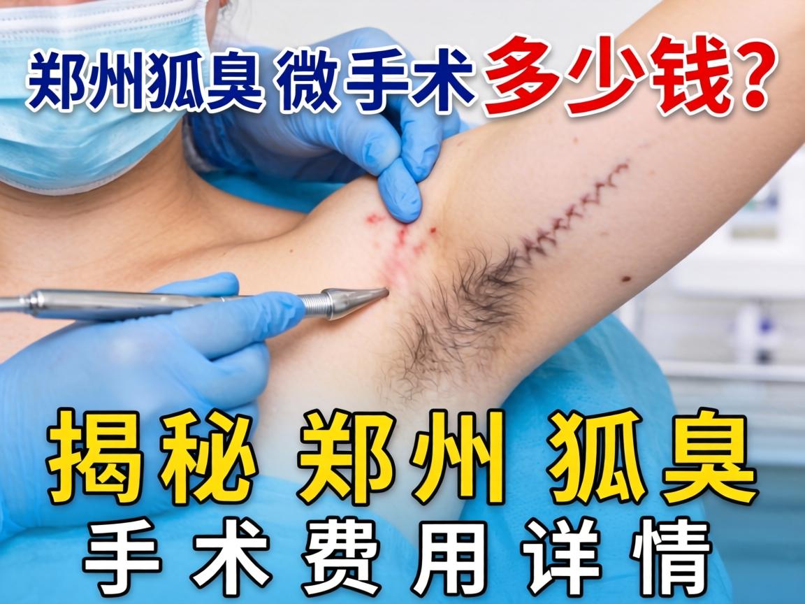 郑州狐臭微创手术多少钱？揭秘郑州狐臭手术费用详情