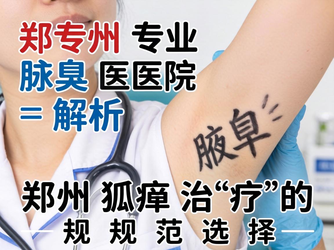郑州专业腋臭医院解析，郑州狐臭治疗的规范选择