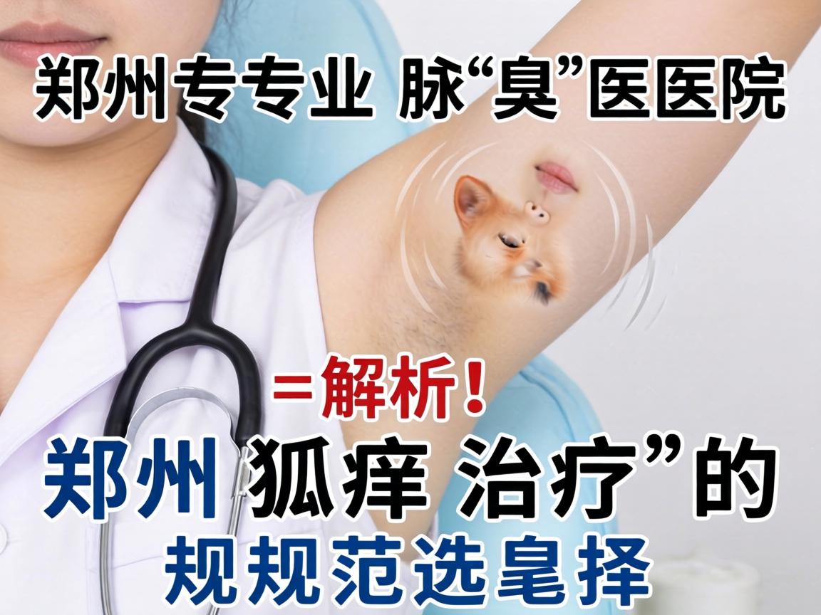 郑州专业腋臭医院解析，郑州狐臭治疗的规范选择