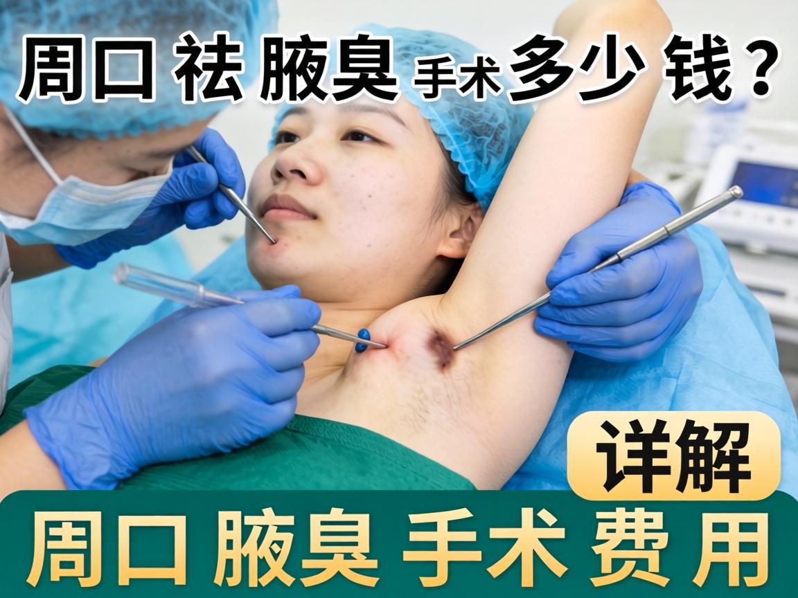 周口祛腋臭手术多少钱？详解周口腋臭手术费用