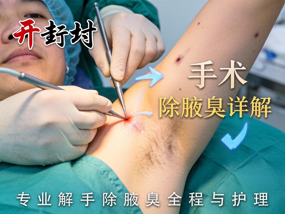 开封手术除腋臭详解,专业解析手术除腋臭的全程与护理 开封手术除腋臭详解,专业解析手术除腋臭的全程与护理