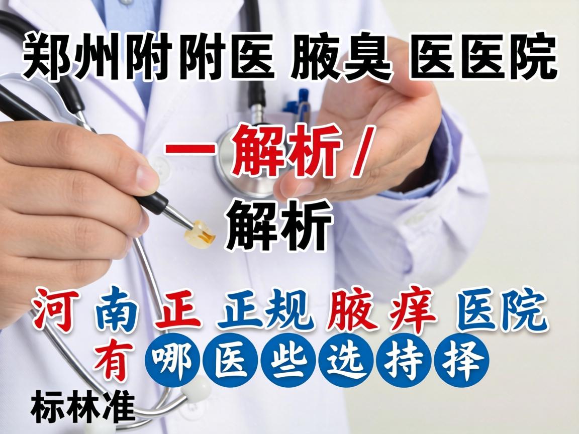 郑州附医腋臭医院解析,河南正规腋臭医院有哪些选择标准 郑州附医腋臭医院解析,河南正规腋臭医院有哪些选择标准