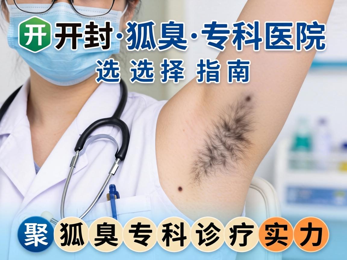 开封狐臭专科医院选择指南，聚焦狐臭专科诊疗实力