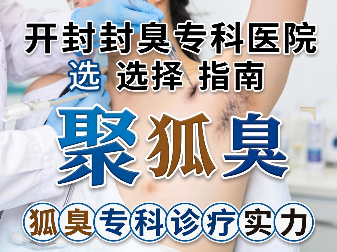 开封狐臭专科医院选择指南，聚焦狐臭专科诊疗实力