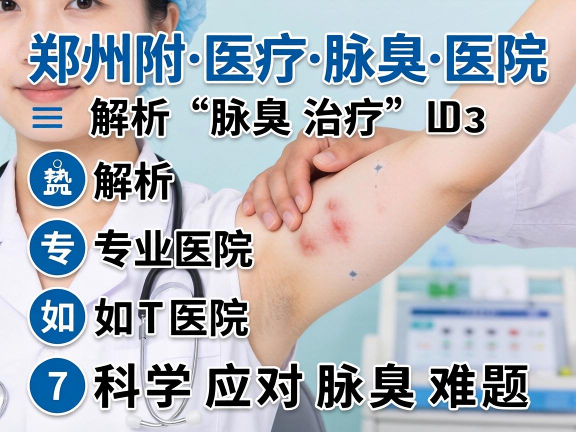 郑州附医腋臭医院解析腋臭治疗，专业医院如何科学应对腋臭难题