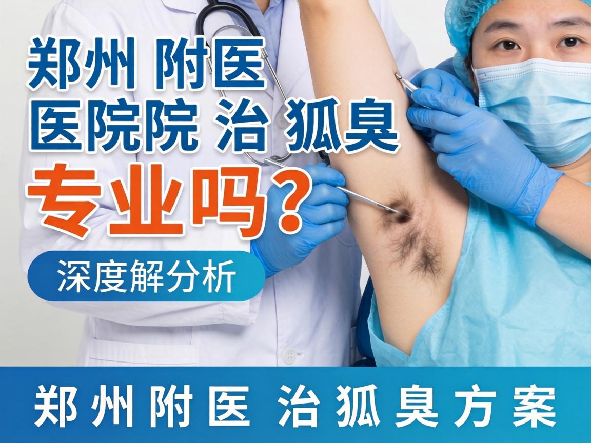 郑州附医医院治狐臭专业吗？深度解析郑州附医治狐臭方案