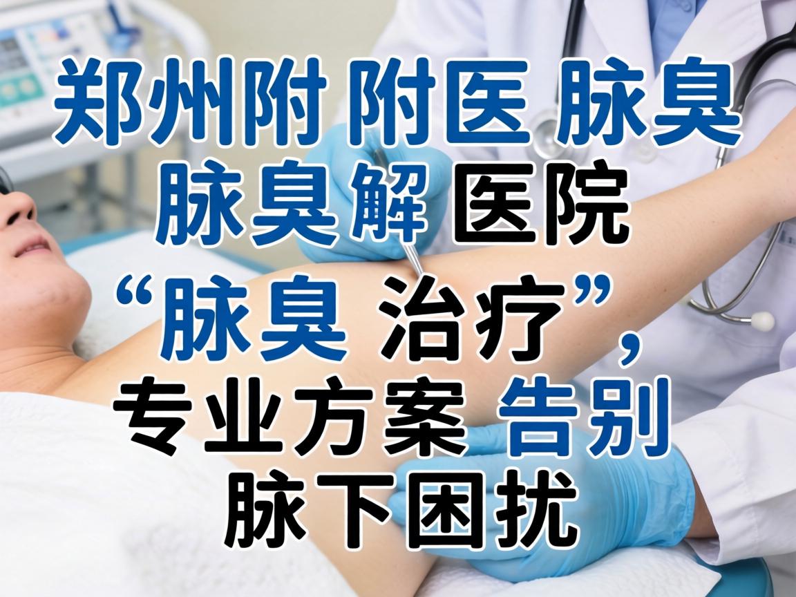 郑州附医腋臭医院详解腋臭治疗，专业方案告别腋下困扰