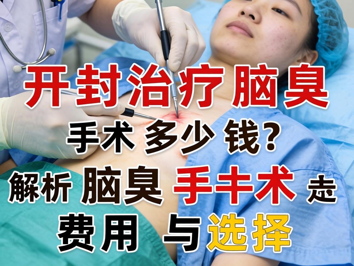 开封治疗腋臭手术多少钱？解析腋臭手术费用与选择