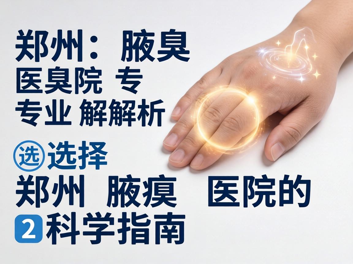 郑州腋臭医院专业解析，选择郑州腋臭医院的科学指南
